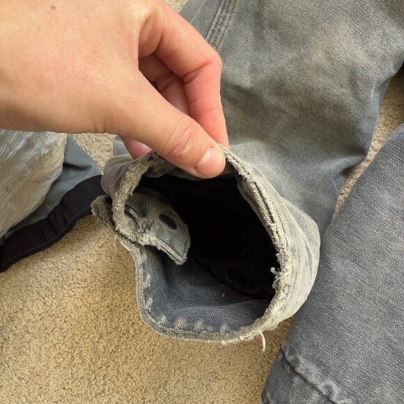 Vintage well worn Carhartt jacket esti size l-xl - Picture 9 of 15